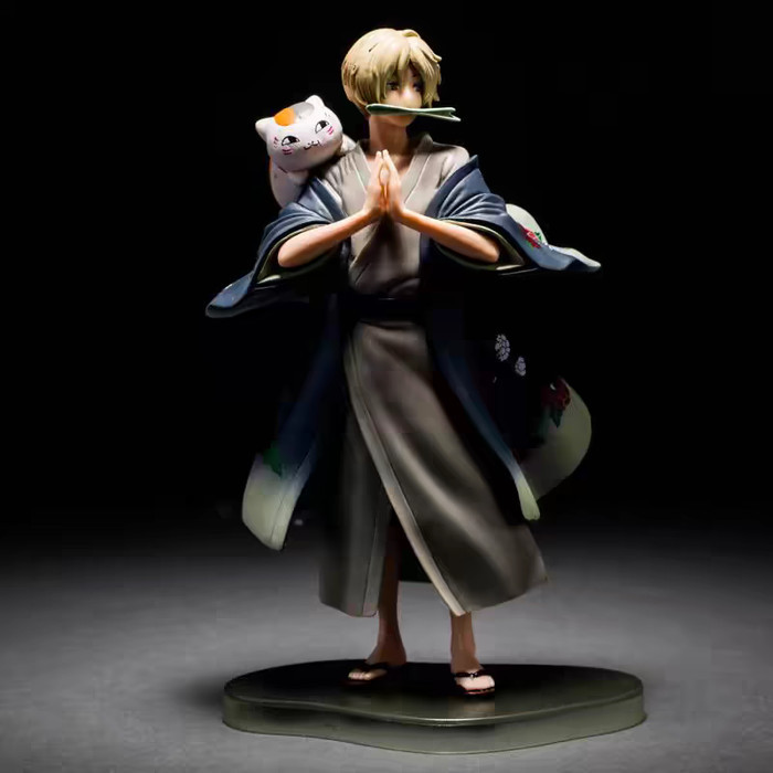 (Baca Deskripsi) Figure Natsume Yuujinchou - Natsume Takashi and Madara / Nyanko Sensei (20cm)