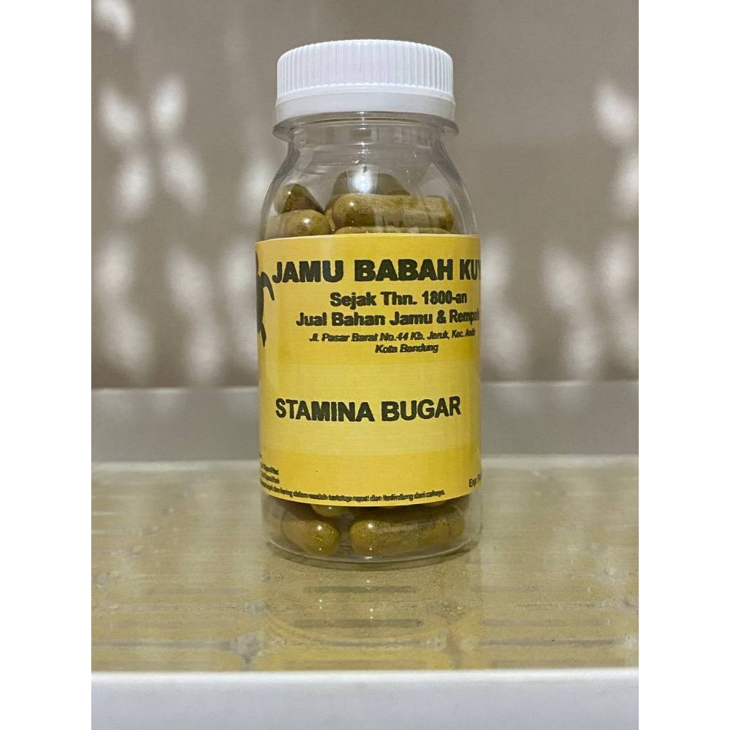 Jamu Babah Kuya - Stamina Bugar (50 Kapsul) Herbal