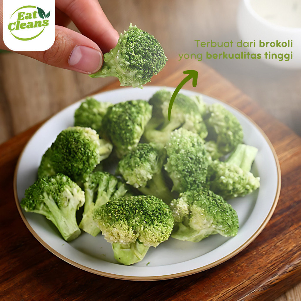 

RB Keripik Brokoli Crispy - Snack Freeze Dried Broccoli - Keripik Buah Sayur Premium - Snack Diet
