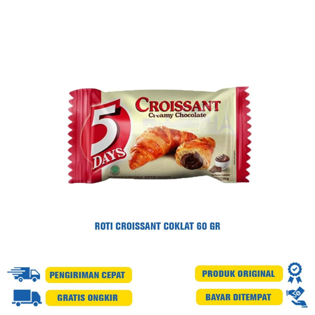 

ROTI CROISSANT COKLAT/CHEESE/ BERRIES 60GR/ROTI SARAPAN