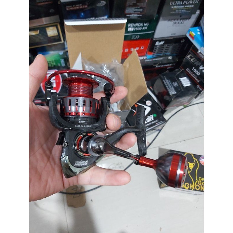 Reel pancing Daido daimos pro series power handel type BP bukan spin ukuran 1000 2000 3000 4000 6000