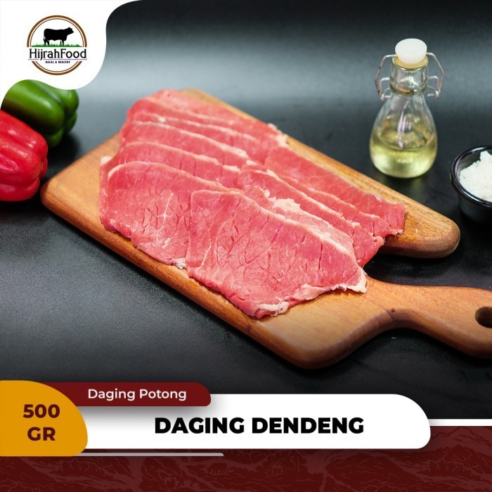 

Hijrahfood Daging Sapi Potongan Dendeng 500 gram AUS Beef Slice Dendeng