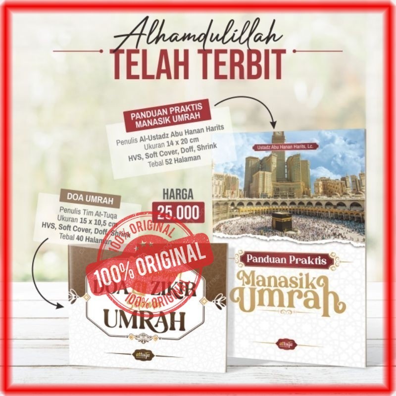 Buku Panduan Praktis Manasik Umrah Doa Dzikir Umrah Attuqa