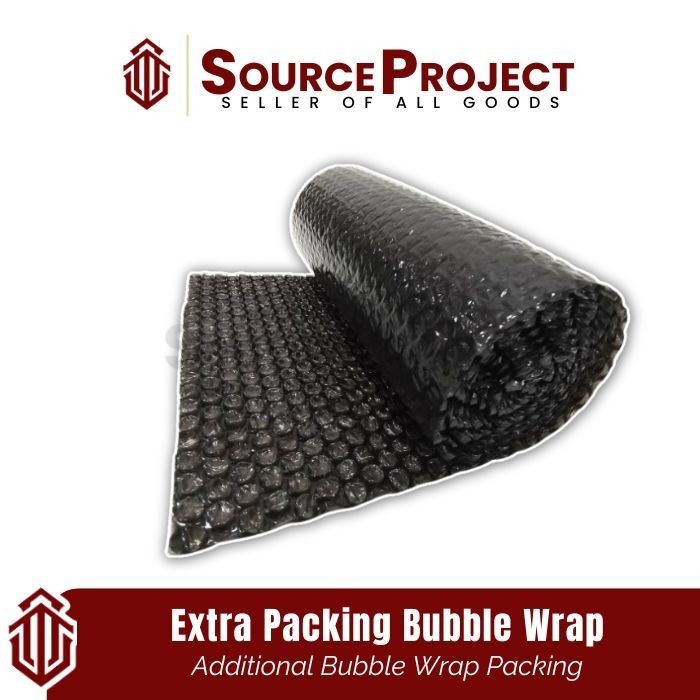 

Extra Packing Bubble Wrap Tambahan Untuk Keamanan Pengiriman | Source Project