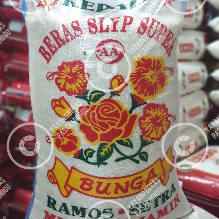

Beras setra ramos Cap Bunga 20 kg