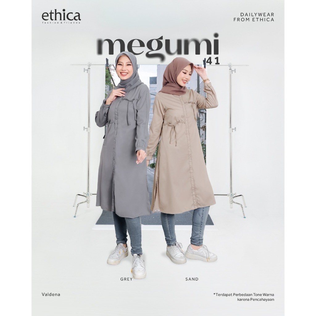 Baju Wanita / Tunik Ethica Terbaru / Tunik Kantor / Tunik Polos / Tunik Wanita Simple / Tunik Kekini