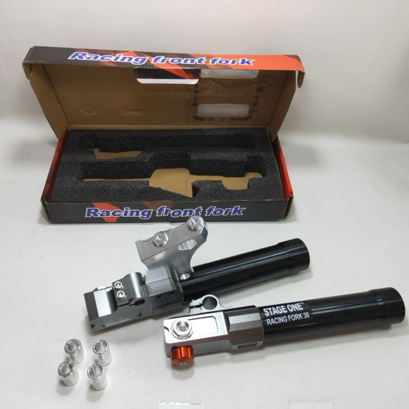 Bottom Shock Stage One Copy Ori Shock Depan Stage One Plus Breket Kaliper 4 Piston / Monoblok Univer