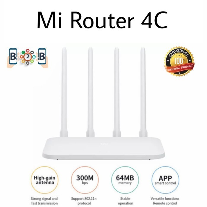 MI ROUTER 4C 300 Mbps 4 Antenna