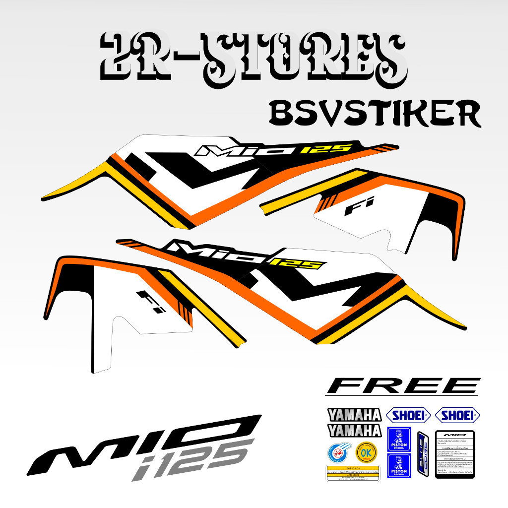 striping mio m3 , mioz mio i125