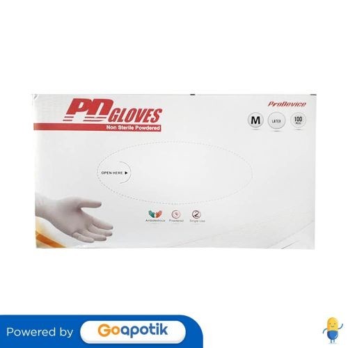 Pd Gloves Size M Box 100 Pcs