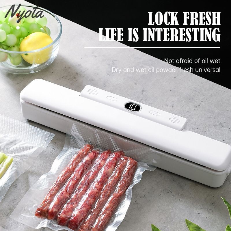 Vacum Sealer Alat Vakum Makanan / Alat Vacum Makanan Frozen / Mesin Vacum Makanan（Free 10 Kantong Va