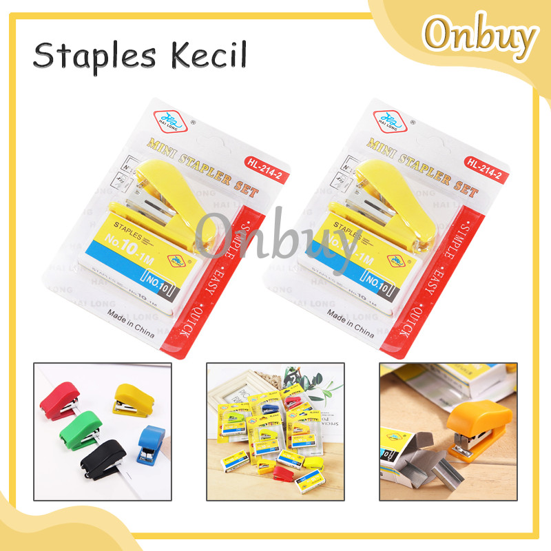 

Staples Kecil Stapler Mini Portabel / Stapler Mini / Set Stapler