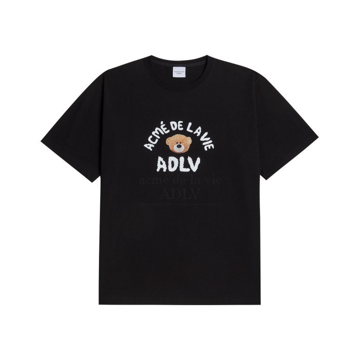 TERLARIS [acme de la vie] ADLV Teddy Bear (Bear Doll) T-Shirt Black - Black, 2