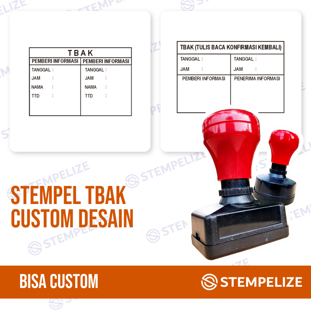 

Stempel TBAK Custom Desain