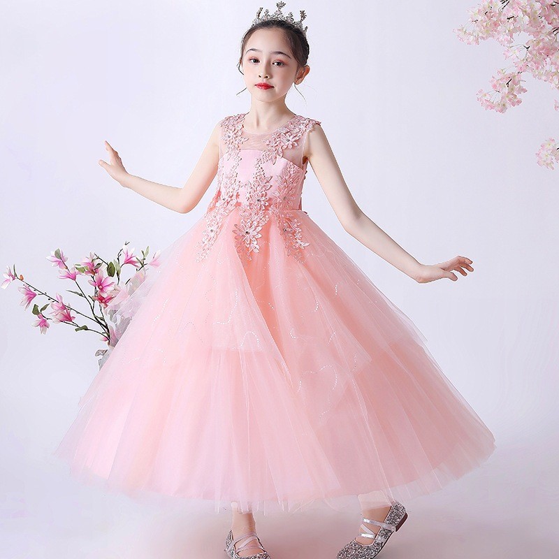 ✨COD✨ -[LITTLEOTOTO] 3-14T LONG DRESS PREMIUM TAYLOR - GAUN BALL GOWN ANAK BAYI BALITA Model Korea T