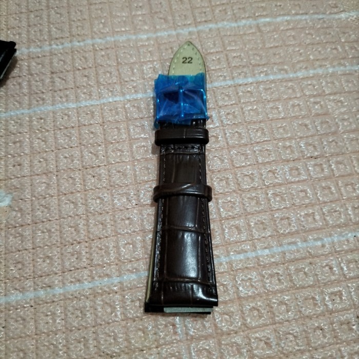 [TERMURAH] Strap Tali Jam Tangan Kulit Seiko Sport Original - coklat croco, 24