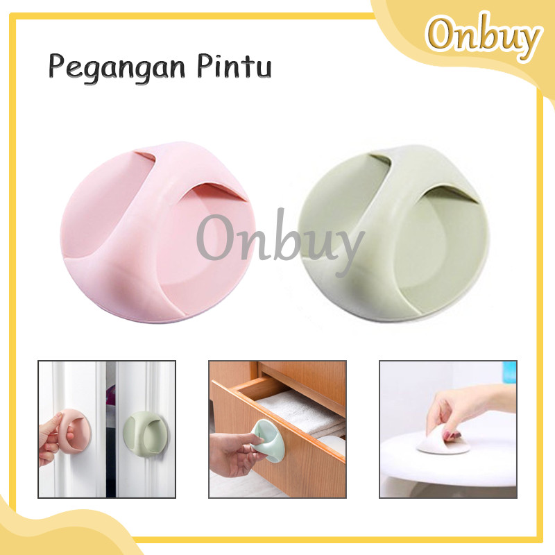 Pegangan Pintu Tempel Lemari Pakaian Bulat / Gagang Knop Pegangan Pintu Tempel Lemari Baju Bulat Ser