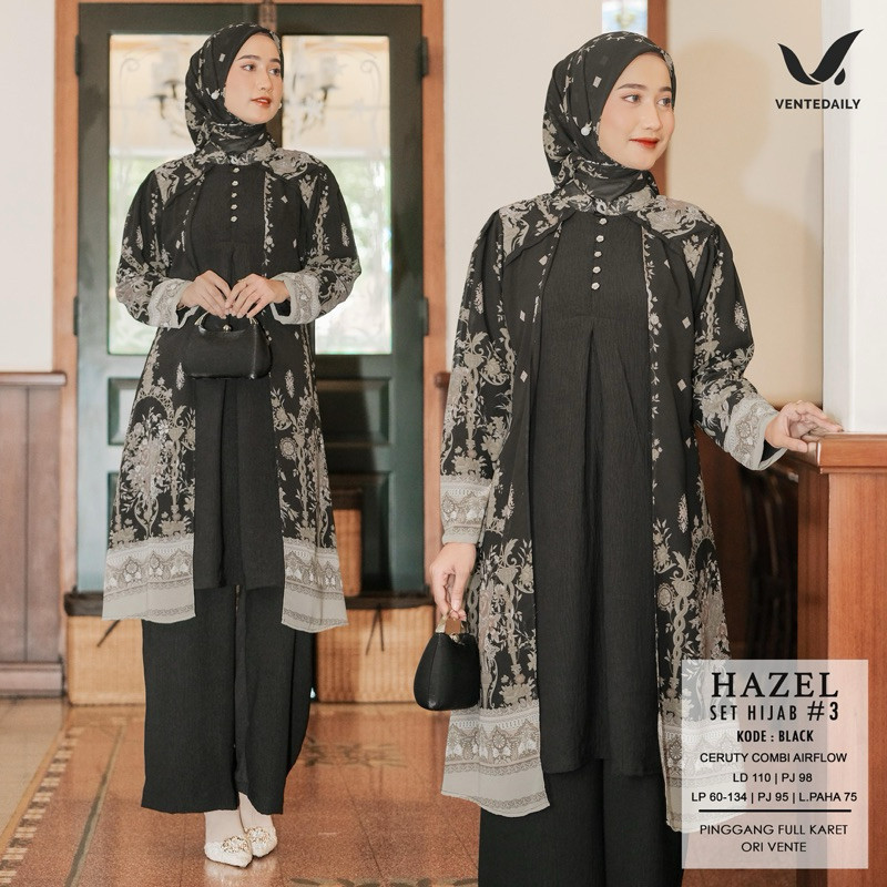 Hazel One Set Hijab by Vente Daily