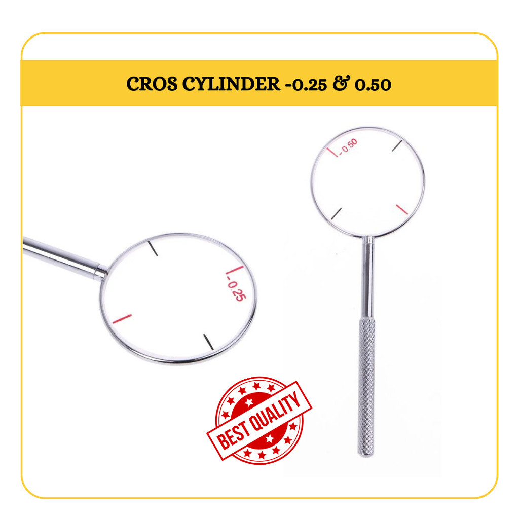 Cros Cylinder Minus 0.25 atau Minus 0.50