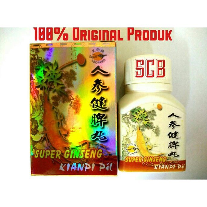 GINSENG KIANPI PIL SUPER LEOPARD ISI 30 KAPSUL