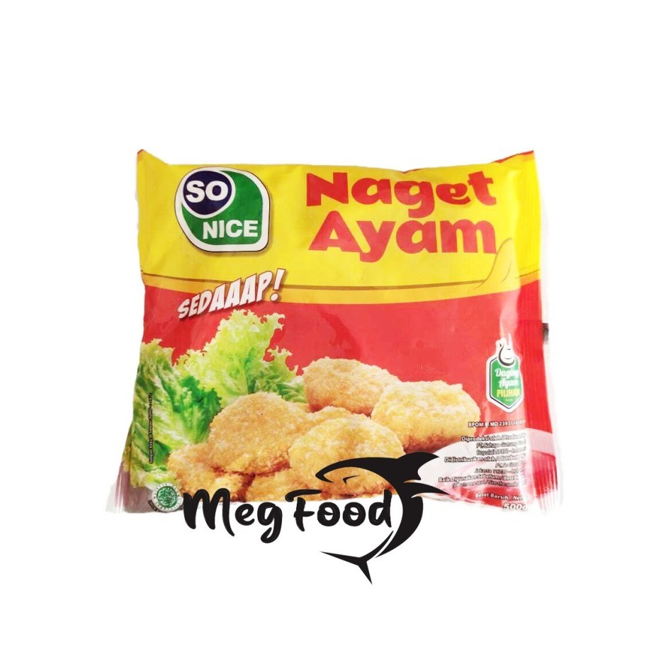 

So Nice Naget Ayam | Chicken Nugget 500 Gr