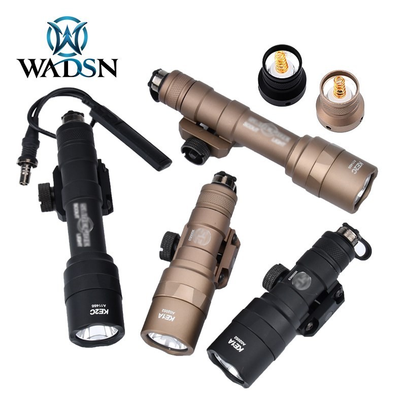 WADSN Airsoft Surefir M300C M300B Mini Scout Light M600U Weapon Light Rifle AR15 HK416 M4 Hunting LE