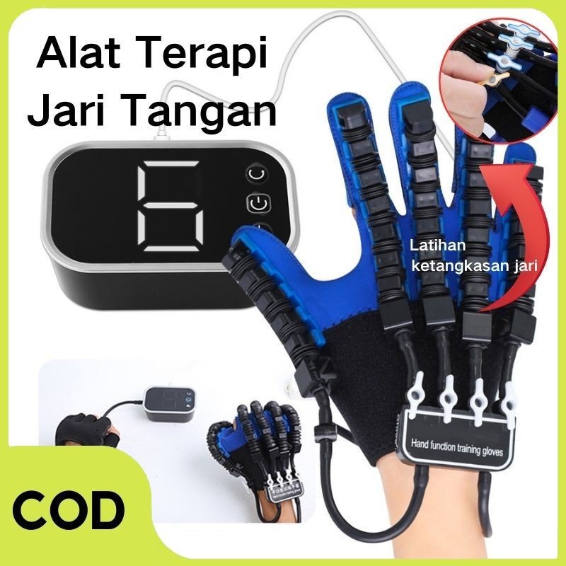 [COD] Sarung Tangan Robot Rehabilitasi Sarung Tangan Stroke Alat Terapi Tangan Stroke Jari Pelatihan