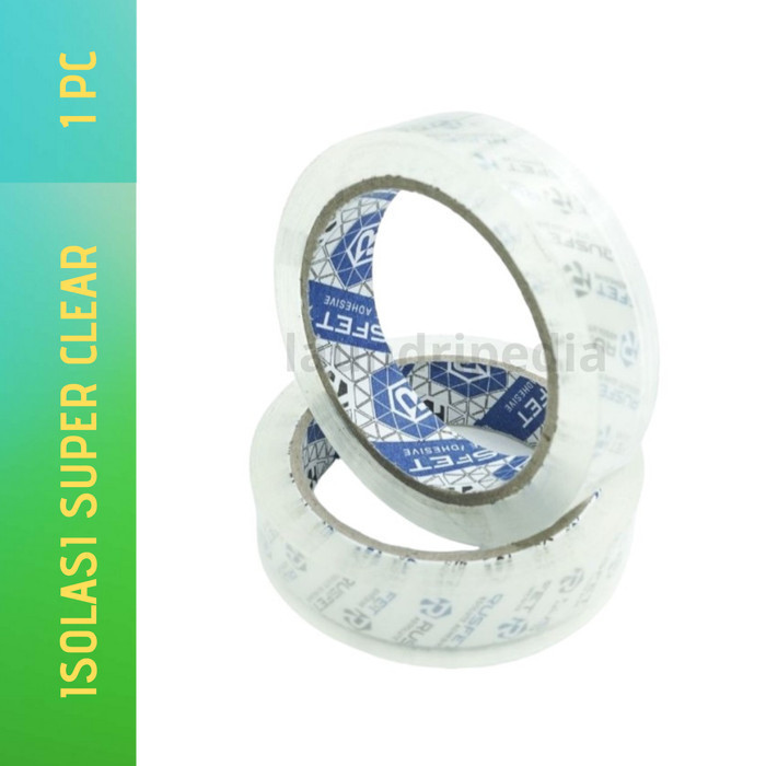 

Isolasi Premium/Selotip Super Clear Rusfet 24 MM X 90 Y