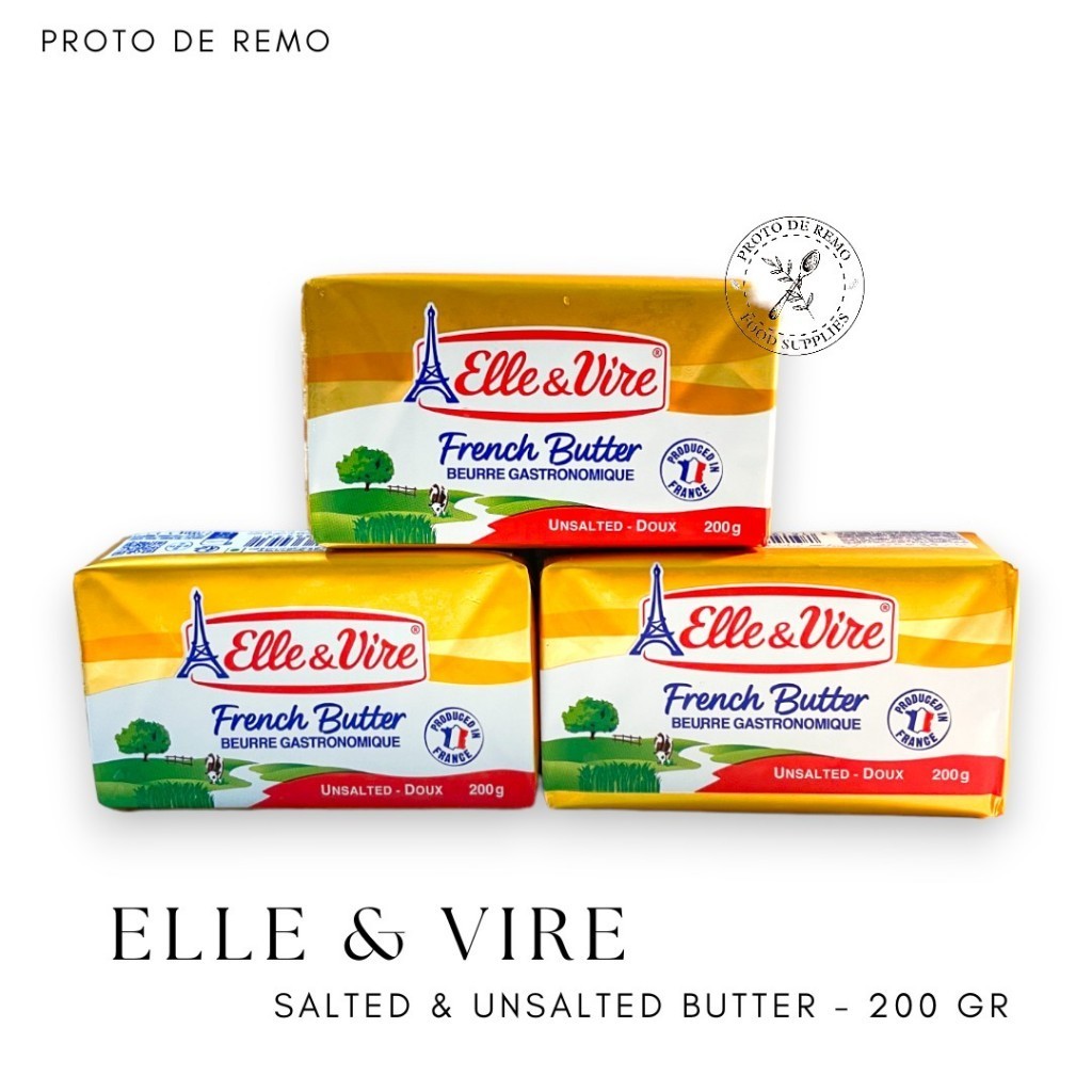 

Butter Unsalted & Salted | Mentega Margarin Tawar & Asin - Elle & Vire