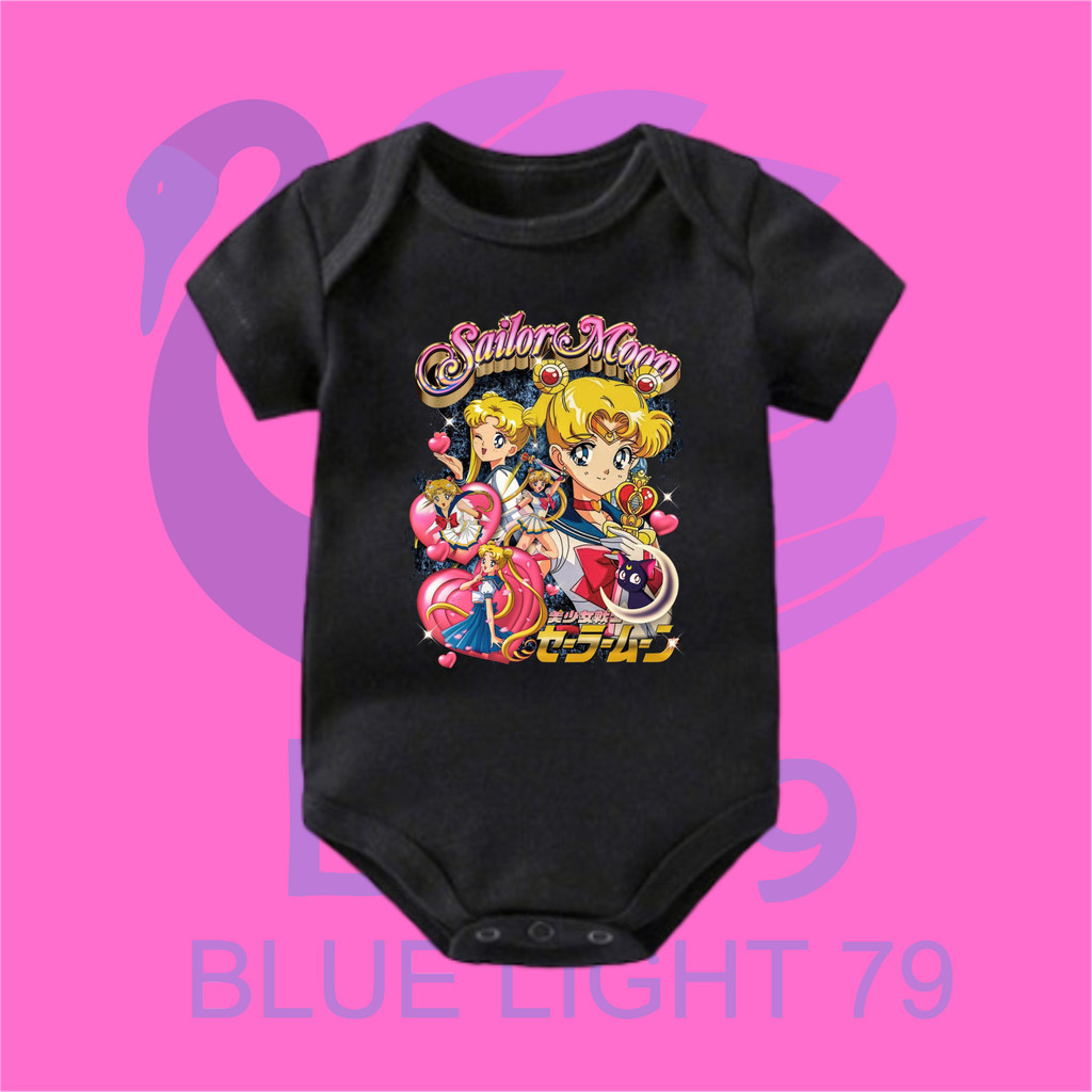 BAJU BAYI JUMPER BABY ANIME SAILOR MOON | RATU ANIME MANGA JAPAN BAJU BAYI KARAKTER ANAK PEREMPUAN l