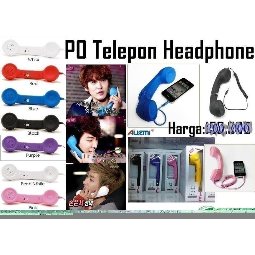Cocophone (headphone Bentuk Gagang Telepon) Unik