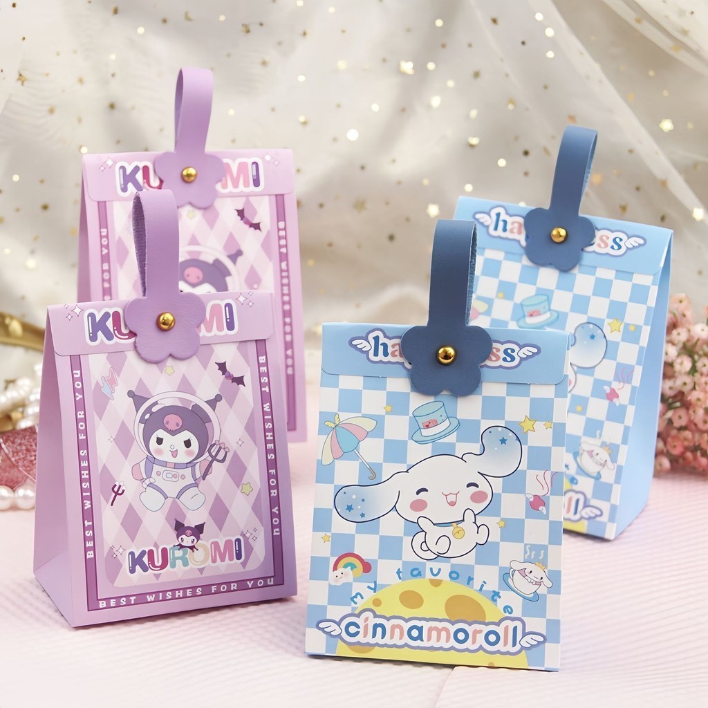 

GOODIE BAG TAS KADO SNACK HAMPERS ULANG TAHUN SANRIO CINNAMOROL KUROMI