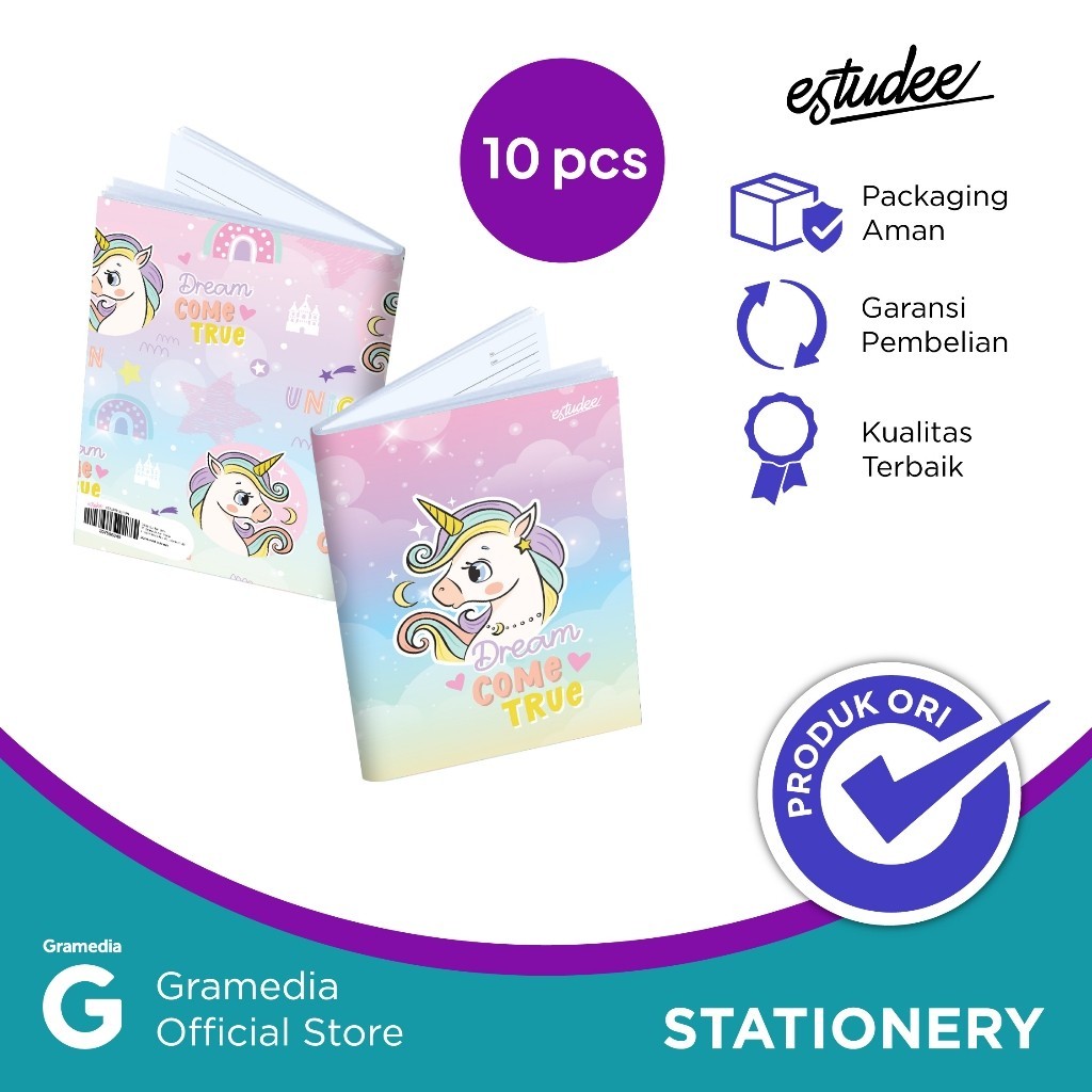 

Gramedia Surabaya - ESTUDEE J KWARTO 38 FANCY PATTERN ISI 10