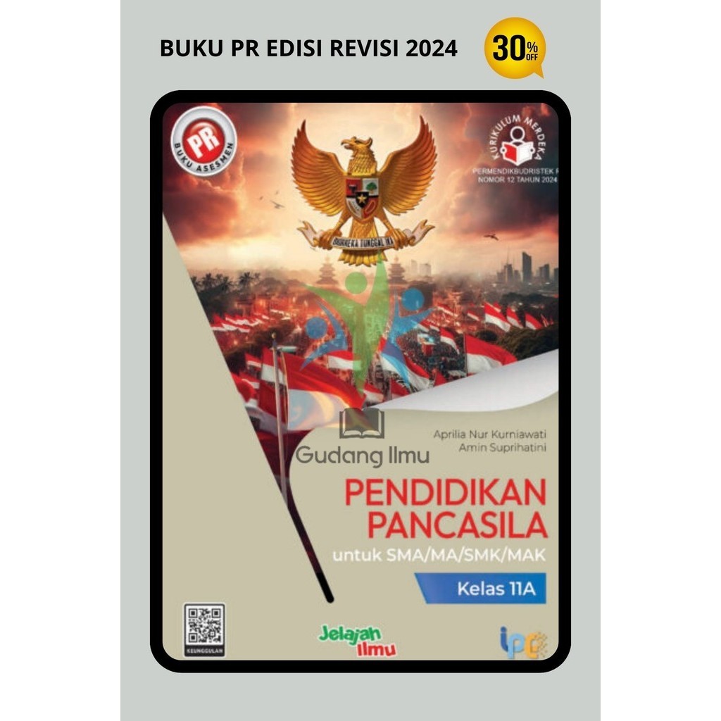 Buku Pr/Lks PPKN Kelas 11/XI SMA/Ma Semester 1 Kurikulum Merdeka Intan pariwara EDISI REVISI 2024