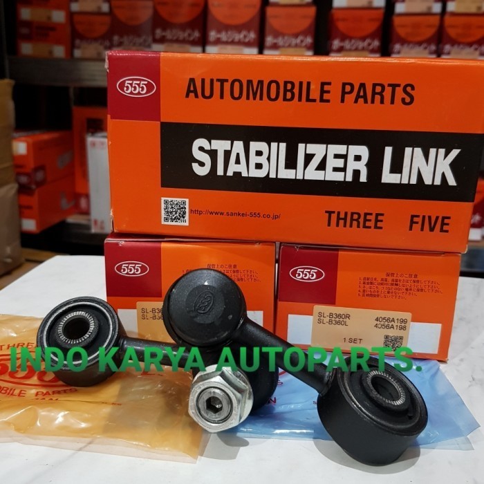 LINK STABIL STABILIZER 1SET 2PCS NEW PAJERO NEW STRADA TRITON 2015-2023 555 JAPAN ORIGINAL.