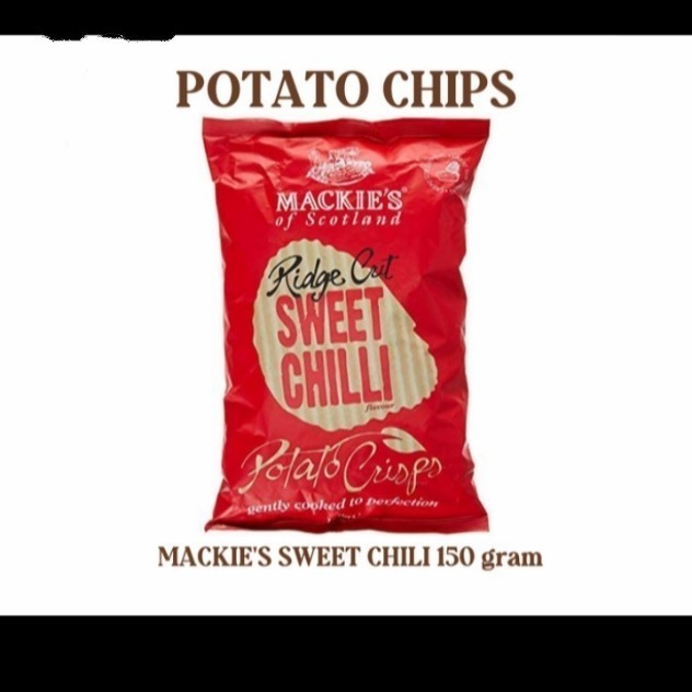 

mackies potato chips sweet Chili 150gr keripik kentang