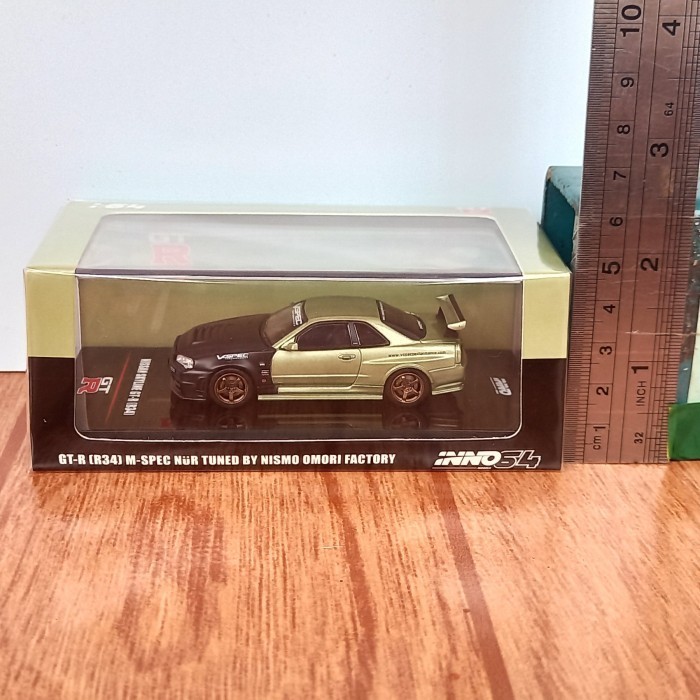 Inno64 Nissan Skyline GTR R34 M-Spec NuR Tuned By Nismo Omori (Sealed) -SK89