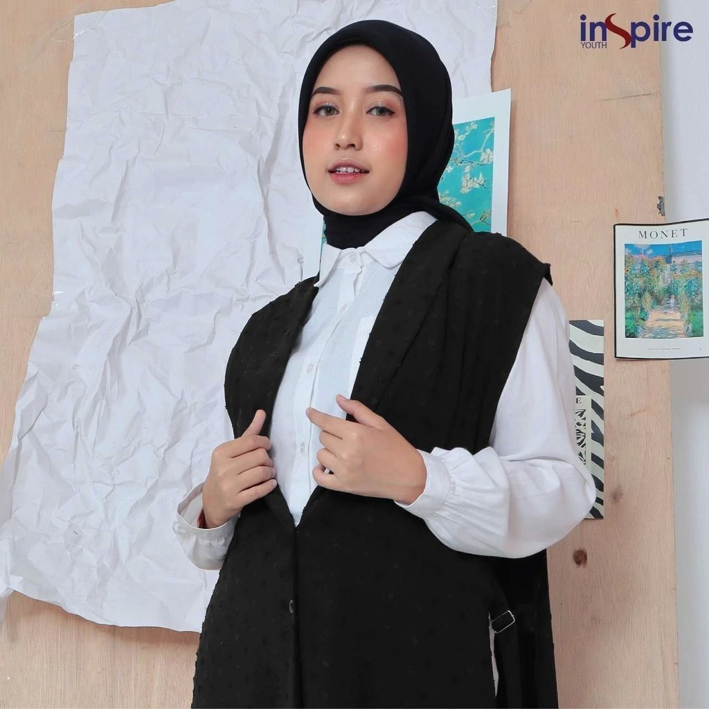 [YINS] Outer Wanita IO 005 Original Mantel Cardigan Baju Outfit Keren