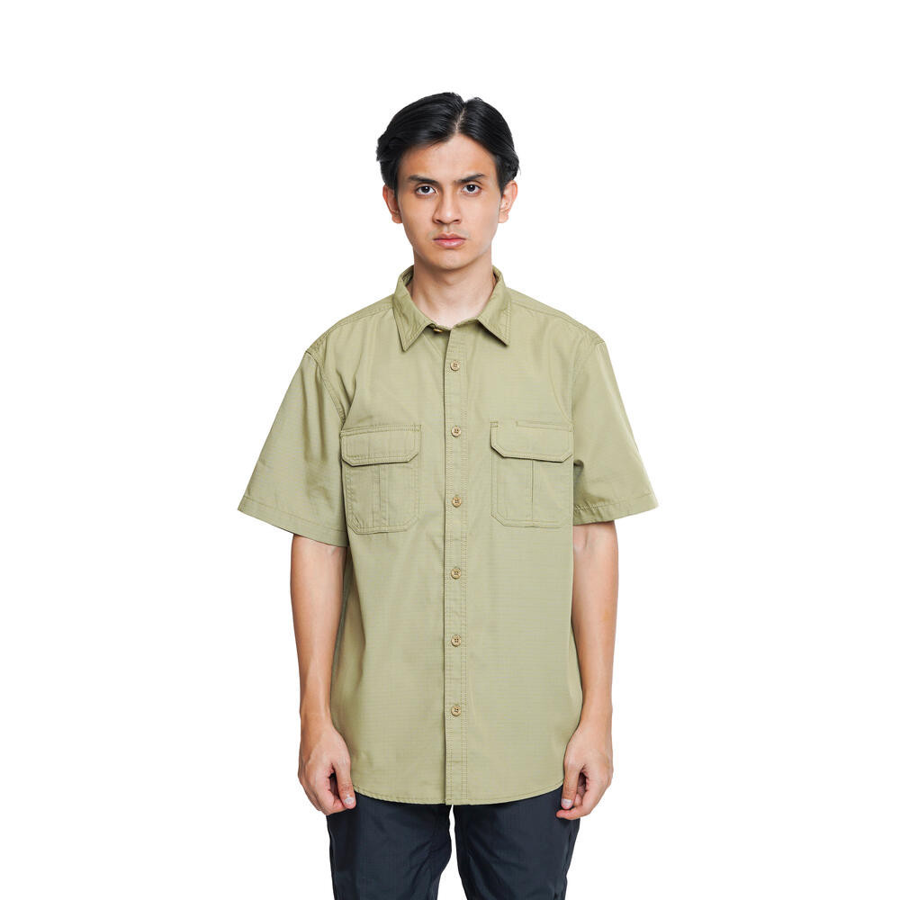 EIGER KEMEJA PRIA TADULOKA LENGAN PENDEK F1 - KHAKI