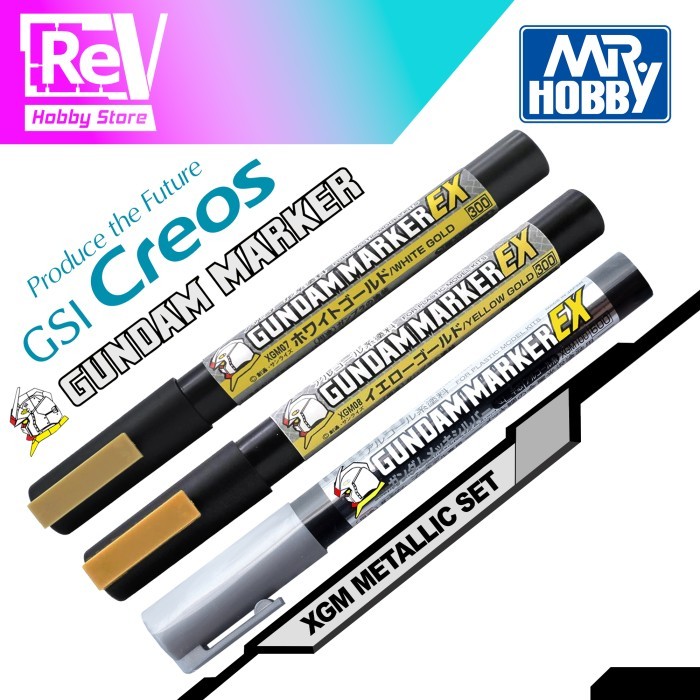 GUNDAM MARKER METALLIC SET COLOR XGM-S100