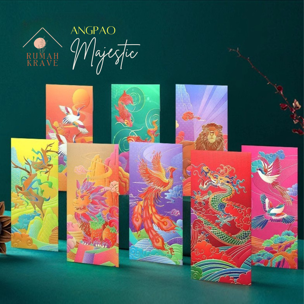

RUMAH KRAVE - Angpao Majestic Red Chinese Envelope Amplop Uang