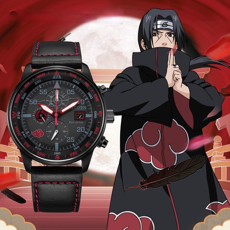 Jam Tangan Pria citiz Naruto Edisi Terbatas Jam tangan Chronograph