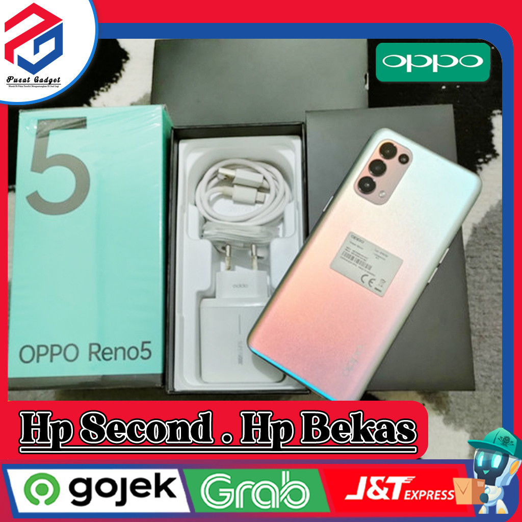 Oppo Reno 5 4G | 5G Ram 8 Rom 128GB Second Original