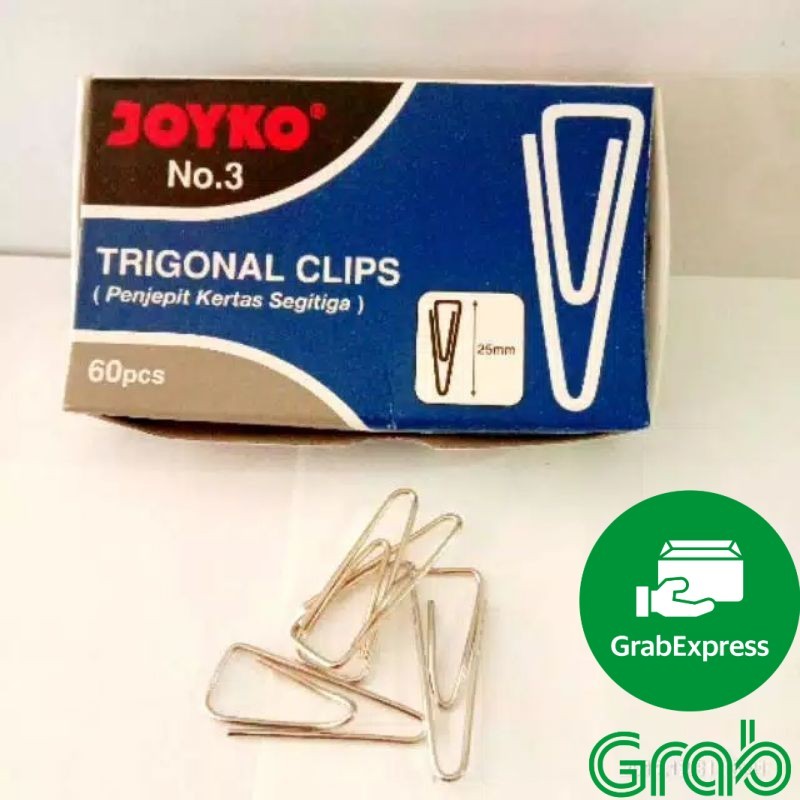 

Trigonal Clip Kertas Joyko No.3