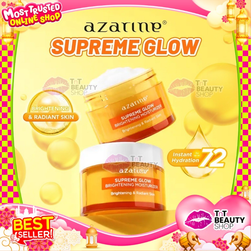 Azarine Flawless Glow Skin Azarine Supreme Glow Moisturizer Mencerahkan | TnT Beauty Shop