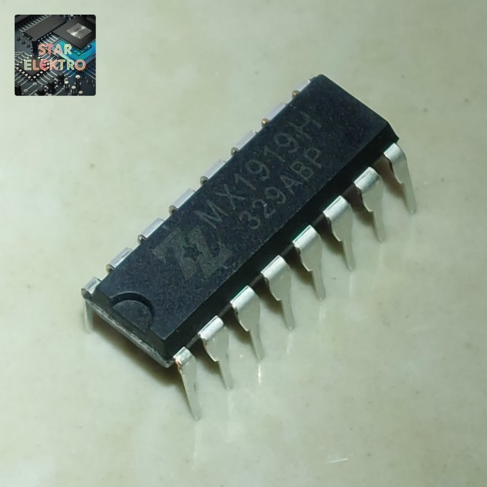 DnG27 MX1919H Dip-16 MX1919 MX 1919H IC Part RC Penggerak Back Forward Chip Drive Motor Driver