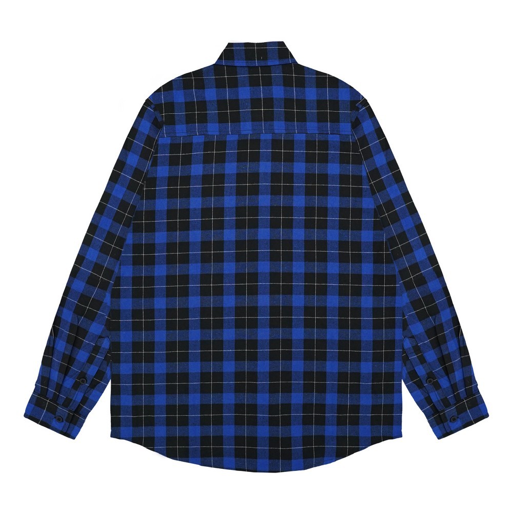 BIG PROMO Greenlight Kemeja Kotak-Kotak Pria Flanel Plaid Lengan Panjang Regular Fit Carre