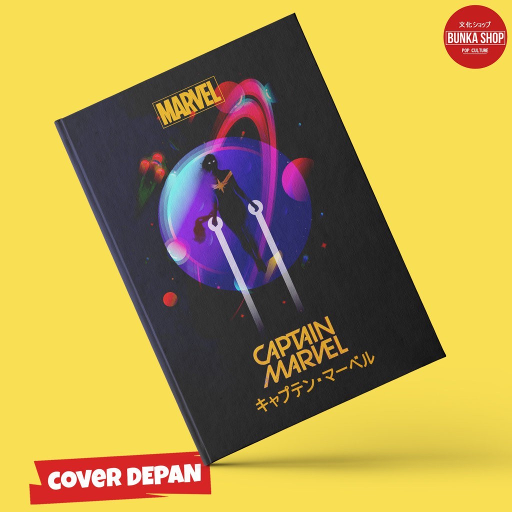 

Note Book Film Captain Marvel Hardcover A5 Buku Tulis Catatan Murah Jurnal Agenda Planner