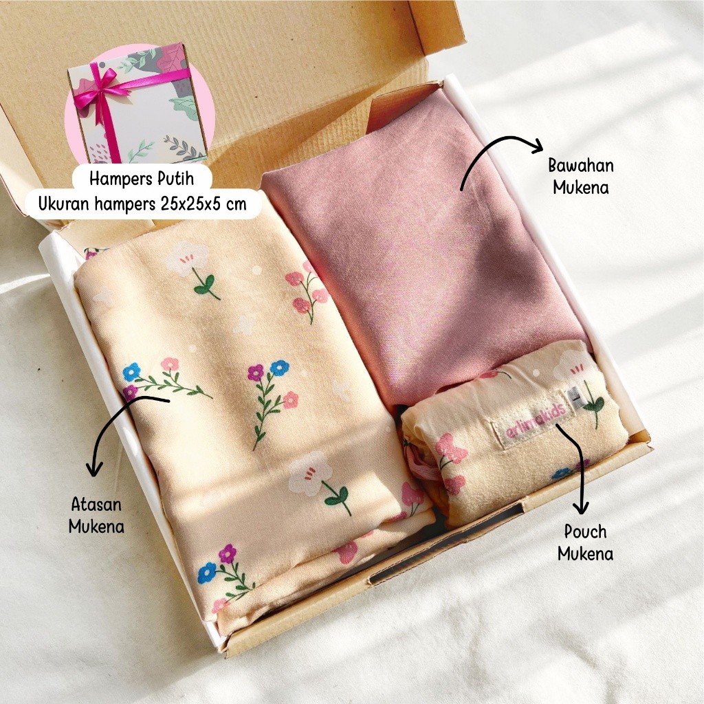 

Hampers Gift Ulang Tahun Mukena Anak Perempuan Usia 5 - 12 Zaarah Series Cocok Untuk Kado Buat Teman/ COD lebaran ramadhan