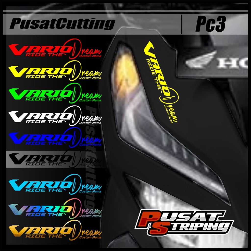 Cutting Sticker Vario Cutting Sticker Honda Vario Dream Protection Signature Hologram